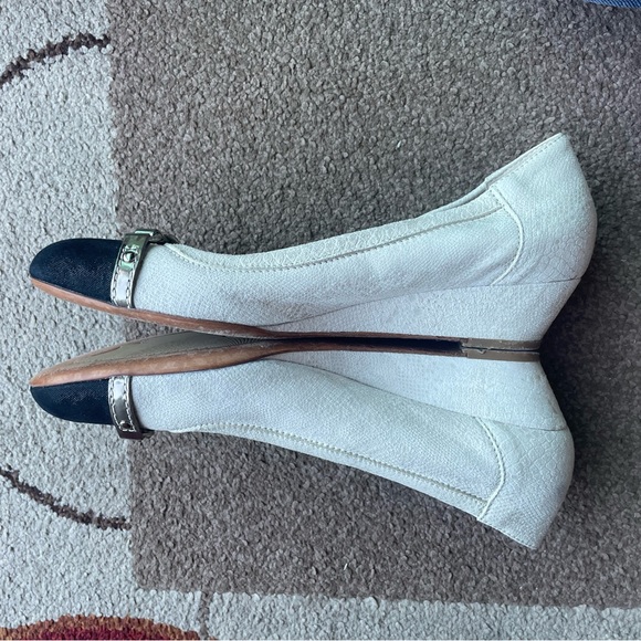 AGL Attilio Guisti Leombruni Shoes Womens 41, 9.5 Ballet Wedge Leather Round Toe - Picture 11 of 11